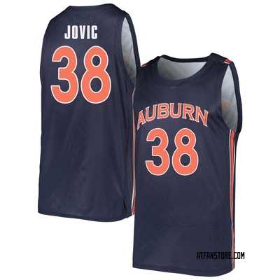Men's Filip Jovic Auburn Tigers Replica Basketball Jersey - Navy
