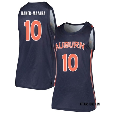 Women's Chad Baker-Mazara Auburn Tigers Replica Basketball Jersey - Navy