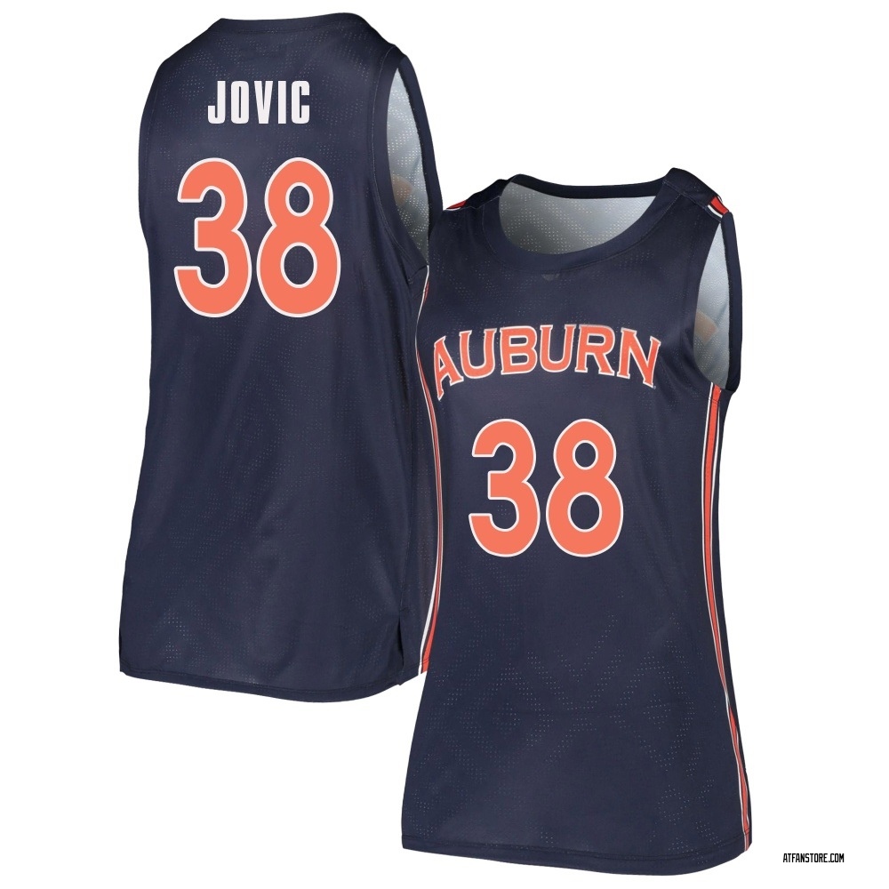Women's Filip Jovic Auburn Tigers Replica Basketball Jersey - Navy