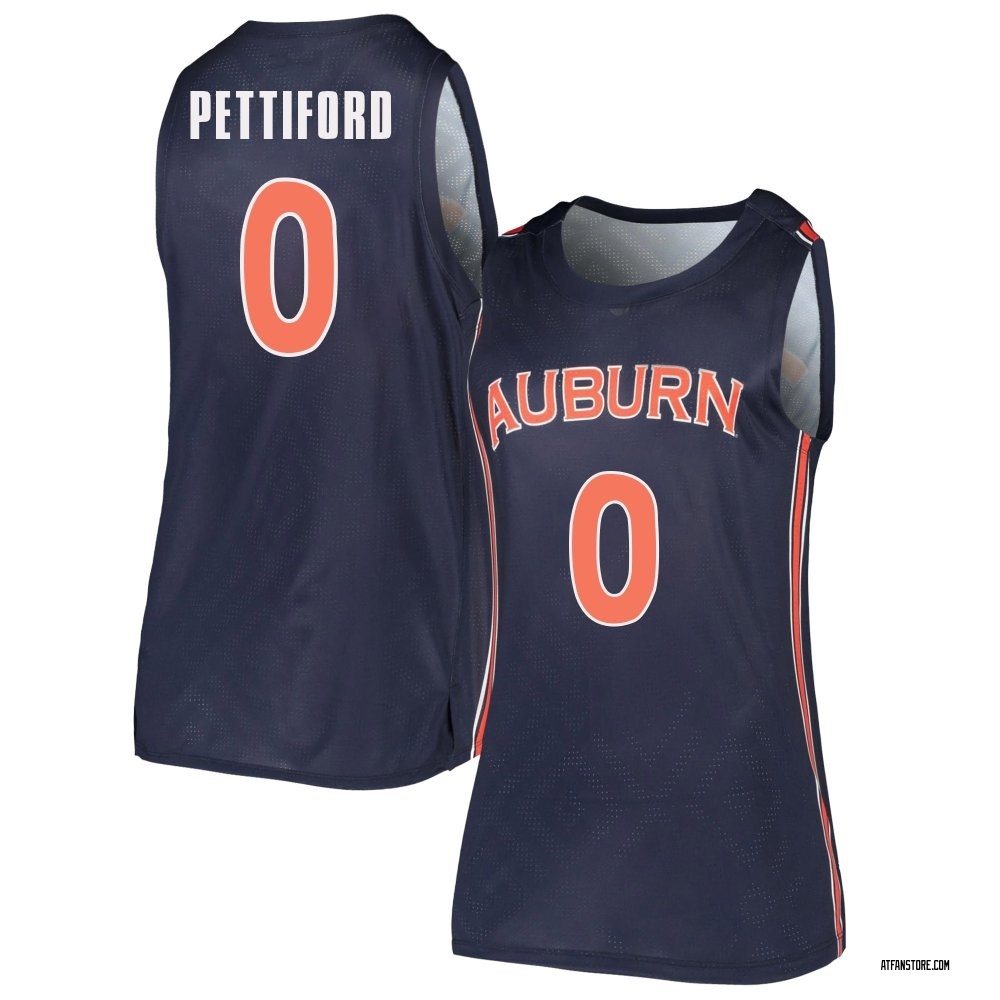 Women's Tahaad Pettiford Auburn Tigers Replica Basketball Jersey - Navy