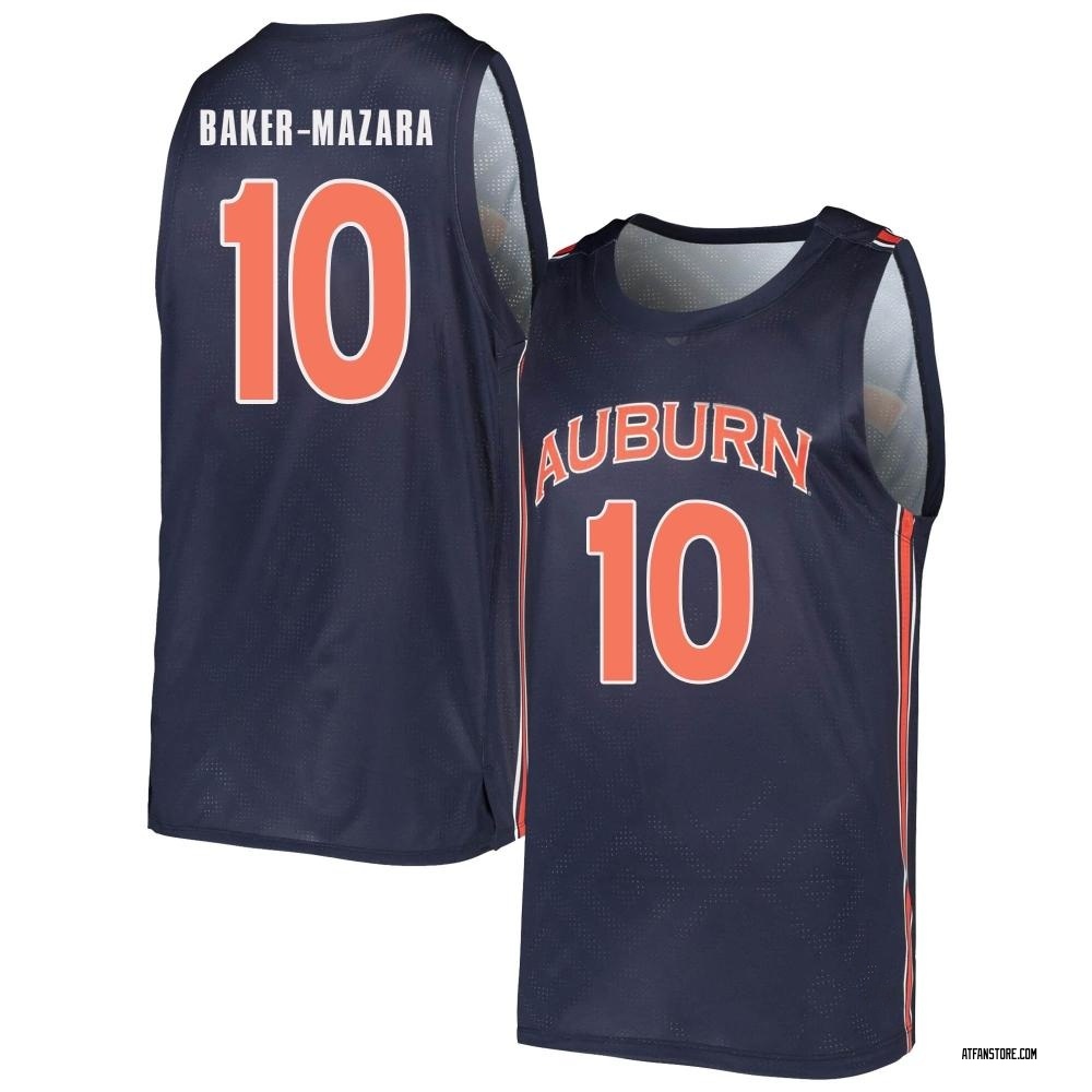 Youth Chad Baker-Mazara Auburn Tigers Replica Basketball Jersey - Navy