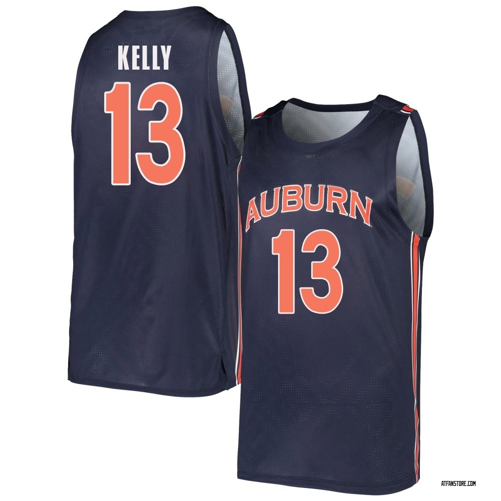 Youth Miles Kelly Auburn Tigers Replica Basketball Jersey - Navy
