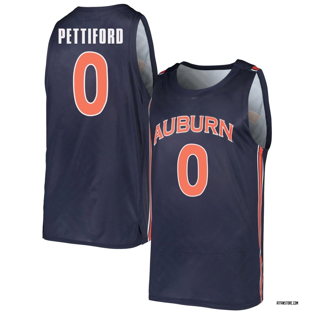 Youth Tahaad Pettiford Auburn Tigers Replica Basketball Jersey - Navy