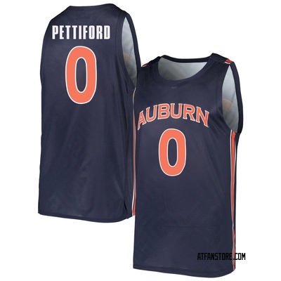 Youth Tahaad Pettiford Auburn Tigers Replica Basketball Jersey - Navy